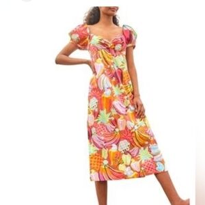 Farm Rio Fruit Print Maxi Dress
